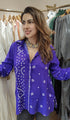 Kareena Purple Bandhini Shirt