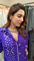 Kareena Purple Bandhini Shirt