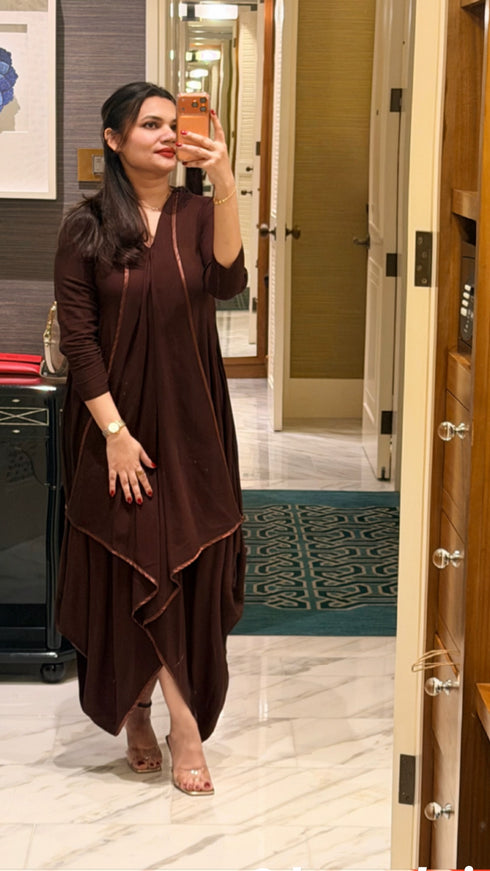 Brown Butterfly Dress