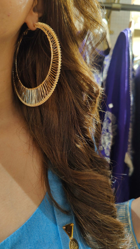 Blue Denim Jumpsuit Jacket with Gold Print