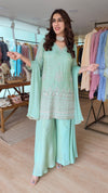 Pista Shimmer Tissue Sharara Set