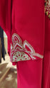 Heavily Embroidered Maroon Kaftan with Pant