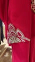 Heavily Embroidered Maroon Kaftan with Pant