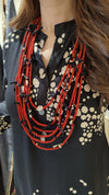 Old-Ignore-Black Dhoti Skirt Dress With Neckpiece - view 4