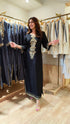 Party Black Kaftan Dress