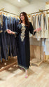 Party Black Kaftan Dress