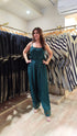 Green Velvet Cutwork 3 Piece Farshi Set