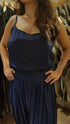 Blue Velvet Cutwork 3 Piece Farshi Set