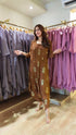 Brown Gold Jumpsuit with Jacket