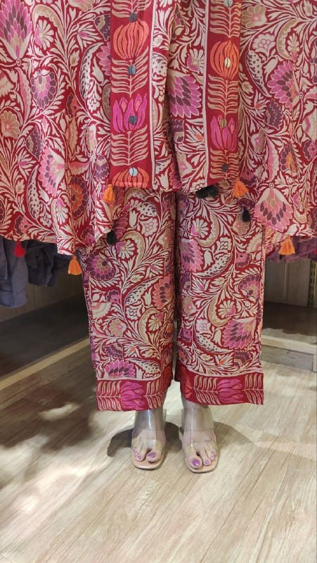 Red Butterfly Coord Set