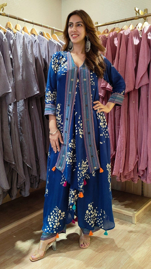 Blue Butterfly Coord Set