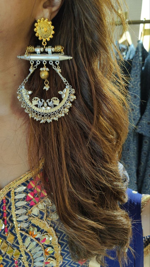 Blue Multicolor Sharara Set