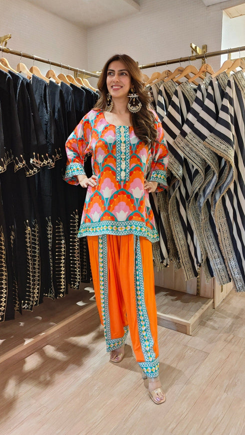 Orange Farshi Set
