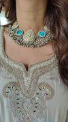 Silver Gemstone Necklace