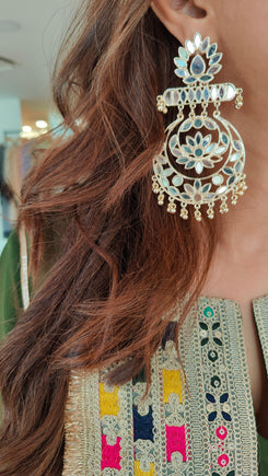 Gold Chandbali Earrings