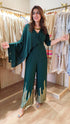 Raveena Drape Green Jumpsuit