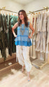 Three Piece Light Blue Cargo Coord Set