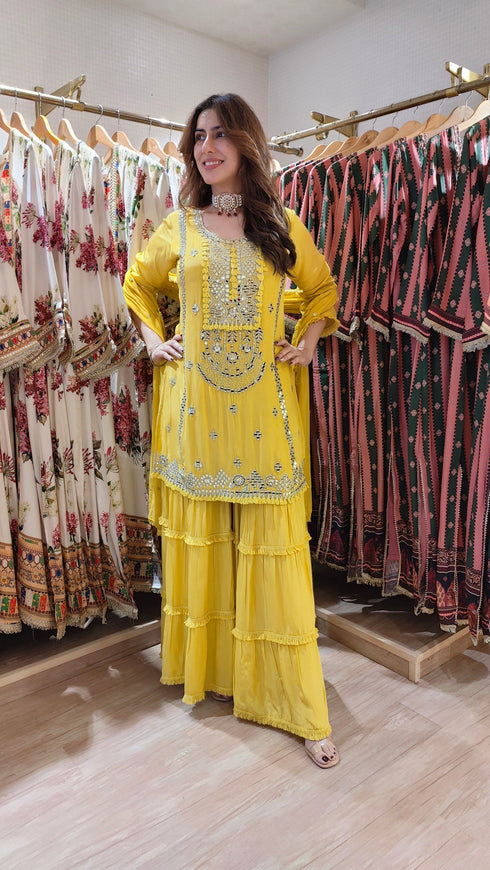 Yellow Mirror - Dupatta