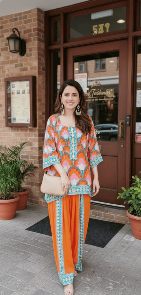 Orange Farshi Set