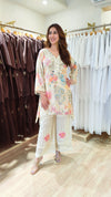 Pink Hakoba Kurta Set - view 3