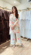 Pink Hakoba Kurta Set - view 2