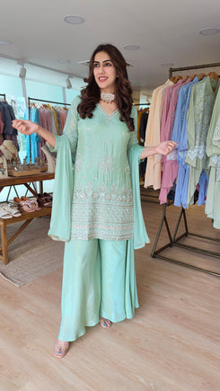 Pista Shimmer Tissue Sharara Set