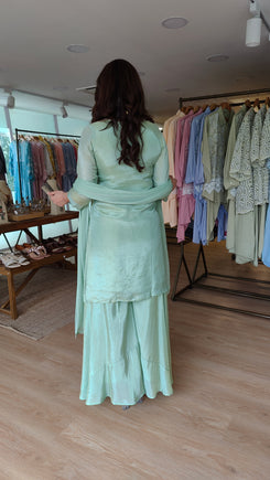 Pista Shimmer Tissue Sharara Set