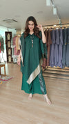 Forest Green 4-Piece Kaftan Coord Set