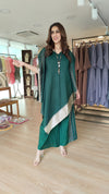 Forest Green 4-Piece Kaftan Coord Set