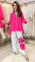 Pink Rose Shirt Coord Set