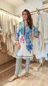 Hand Embroidery Floral Coord Set