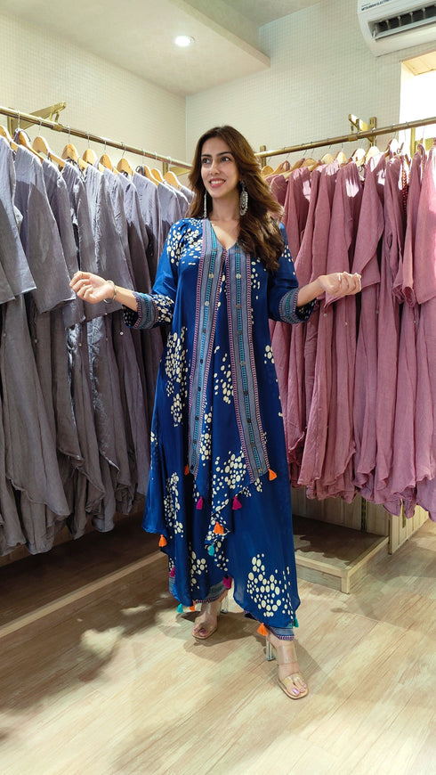 Blue Butterfly Coord Set