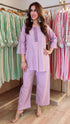 Pink Piano Kurti Pant Set