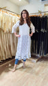 Hand Embroidered Lucknowi Kurta 1