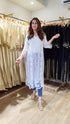 Hand Embroidered Lucknowi Kurta 1