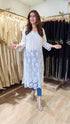 Hand Embroidered Lucknowi Kurta 2