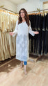 Hand Embroidered Lucknowi Kurta 3