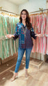 Indigo Mul Satin Shirt