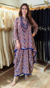 Ajrakh Dhoti Skirt Dress with Neckpiece