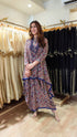 Ajrakh Dhoti Skirt Dress with Neckpiece