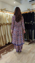 Ajrakh Dhoti Skirt Dress with Neckpiece