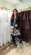Black Floral Print Coord Set - view 3