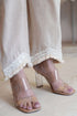 Beige Mirror Work Coord Set