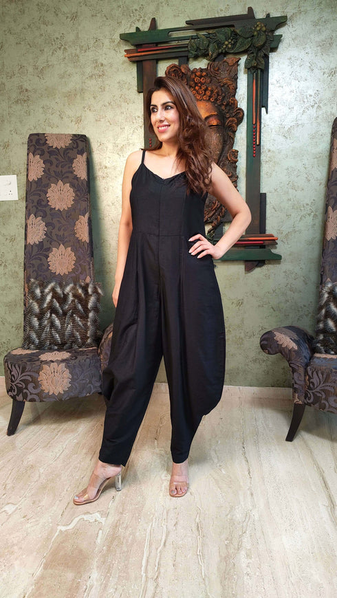 Black Jumpsuit with Jacket