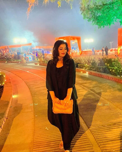 Black Jumpsuit with Jacket