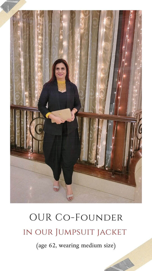 Black Jumpsuit with Jacket