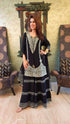 Black Sharara Set