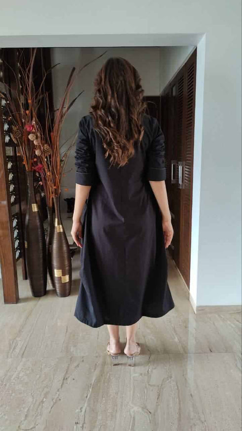 Black Shirt Dress
