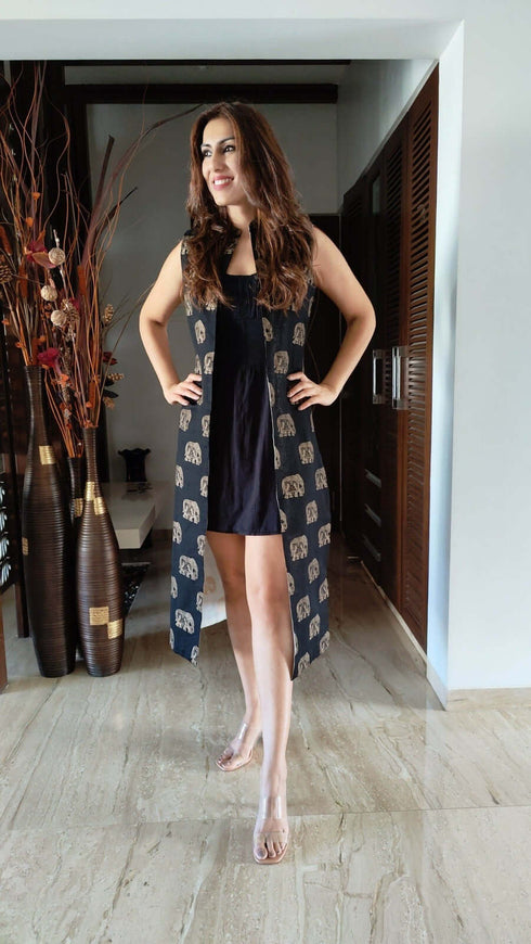 Black and White Reversible Jacket