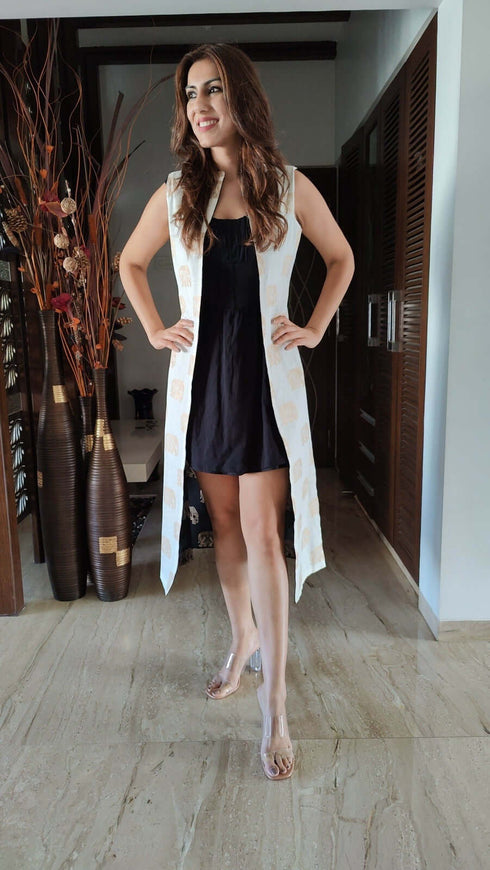 Black and White Reversible Jacket